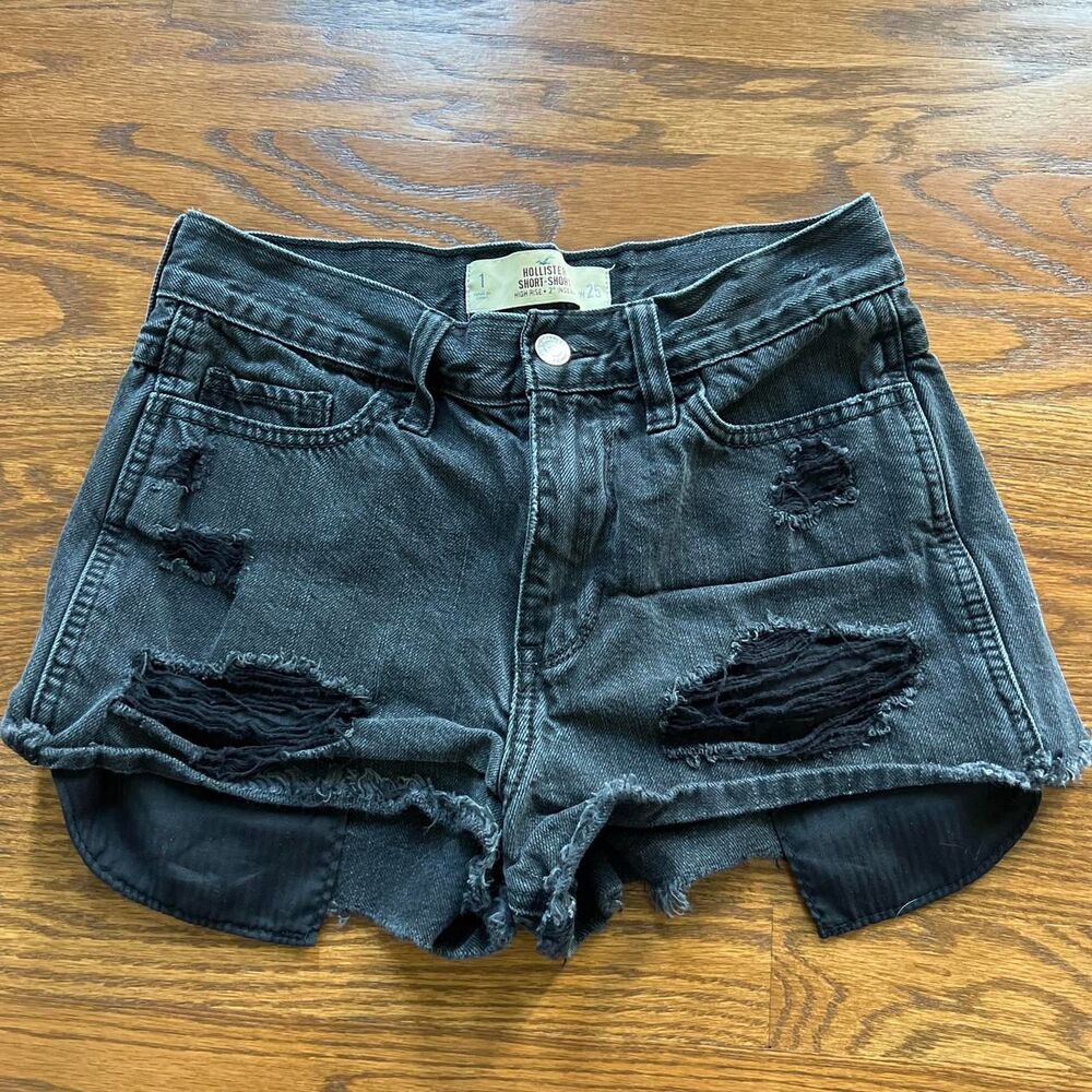 Vtg 2000's tag hollister high rise short jean shorts